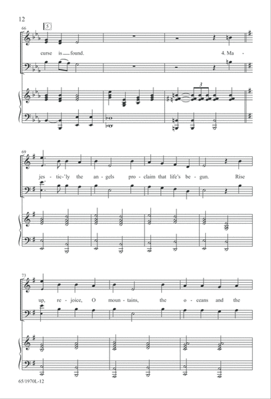 A Great and Mighty Wonder 4-Part scores gallery preview page 13