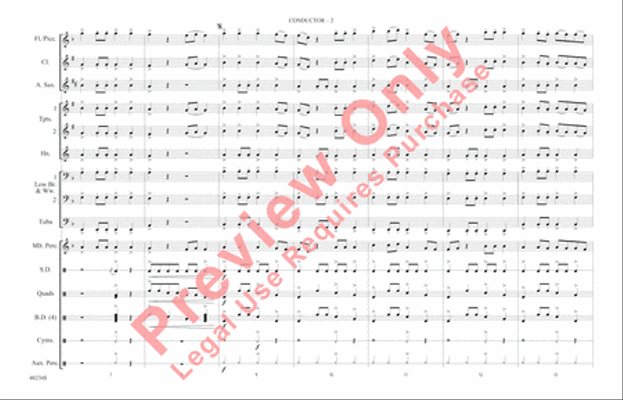 High Hopes High Hopes Marching Band scores gallery preview page 3