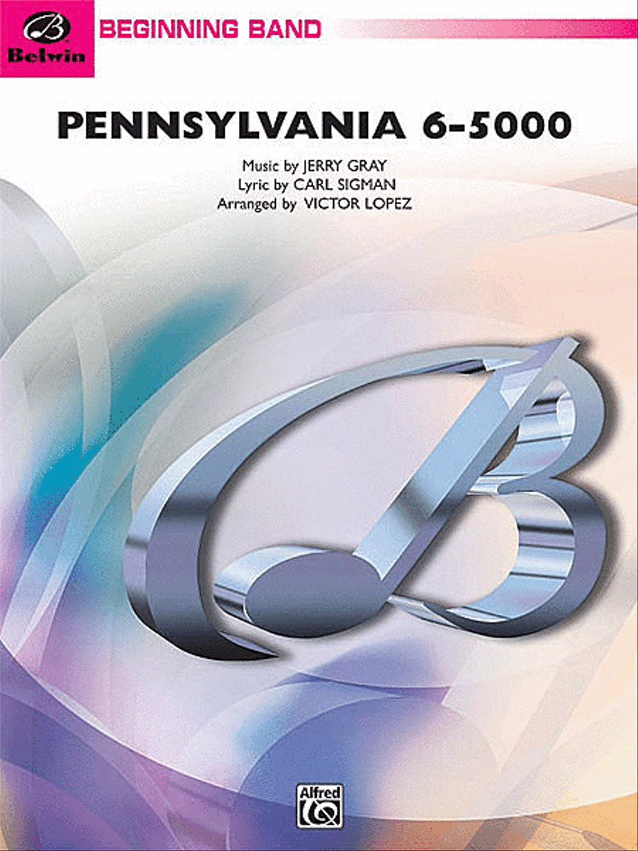 Pennsylvania 6-5000 Pennsylvania 6-5000 Concert Band scores gallery preview page 1