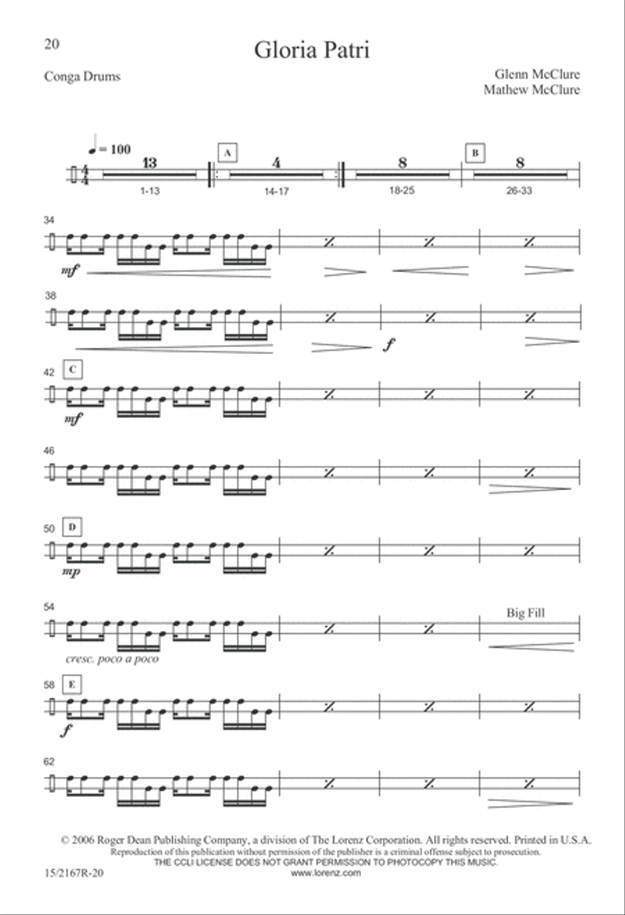 Gloria Patri SSA scores gallery preview page 20