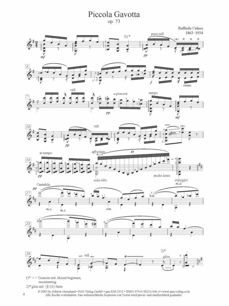 Piccolo Gavotta Op. 73
