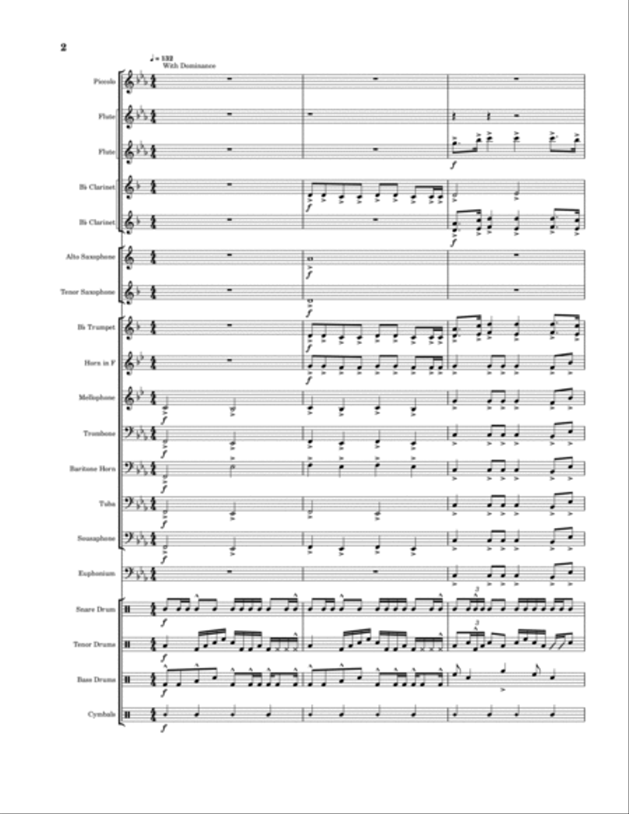 Tiny Hat Marching Band scores gallery preview page 2