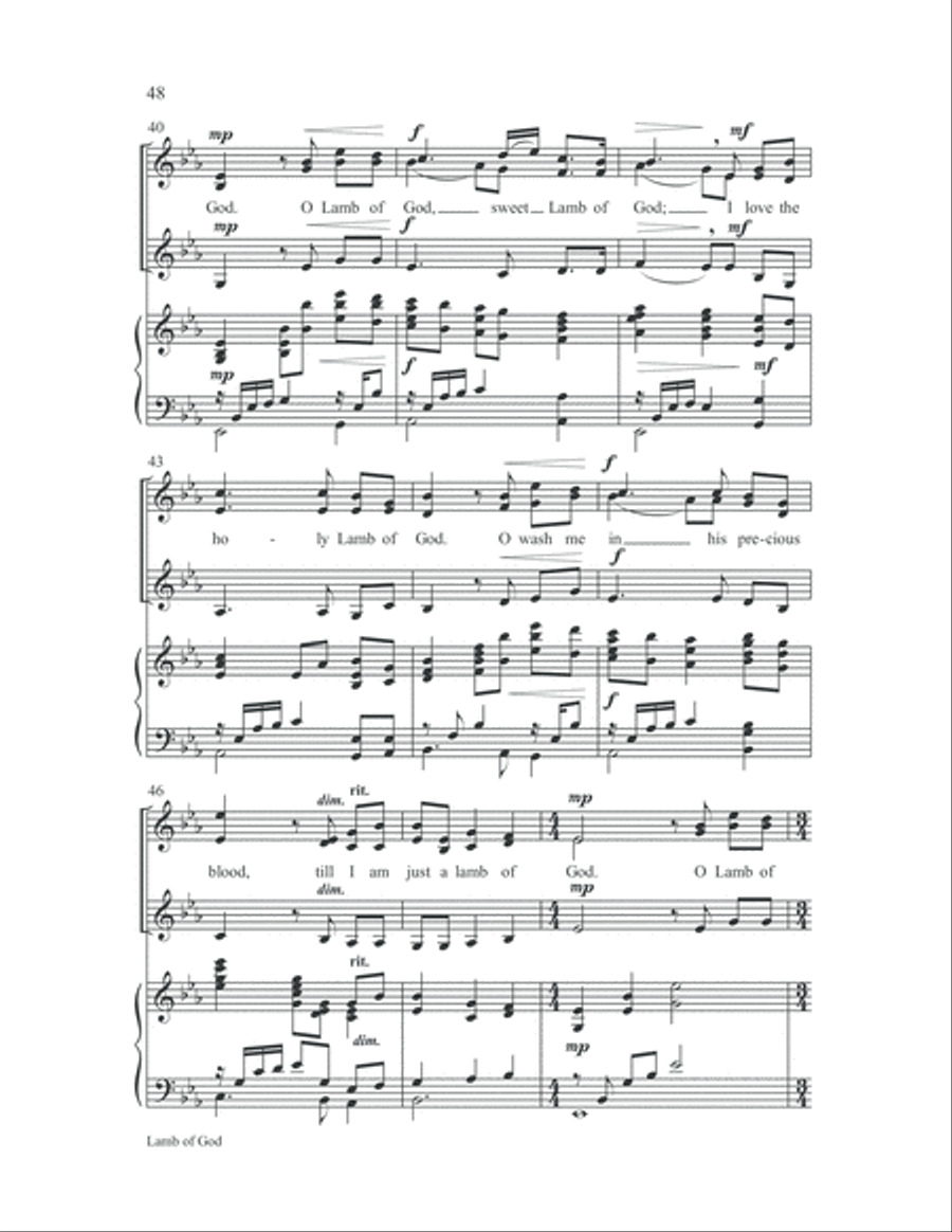 Women in Song 4 Women in Song 4 SSA scores gallery preview page 50