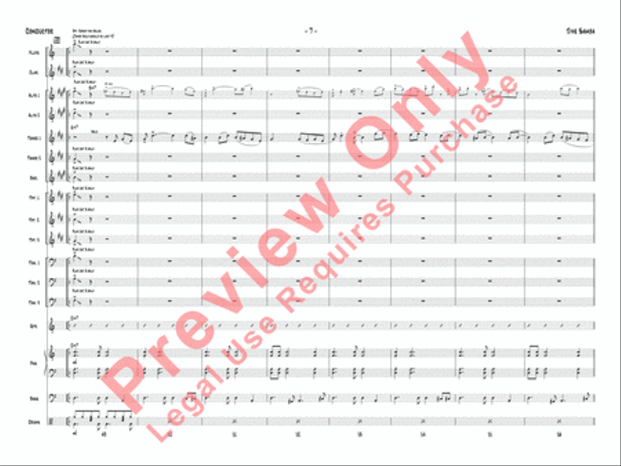 Jive Samba Jazz Ensemble scores gallery preview page 10