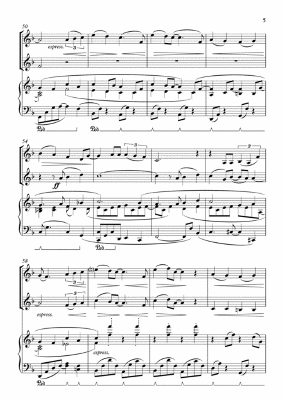 A Whole New World (from 'Aladdin') Violin Solo scores gallery preview page 5