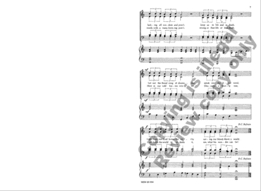Four Liturgical Songs 4-Part scores gallery preview page 6