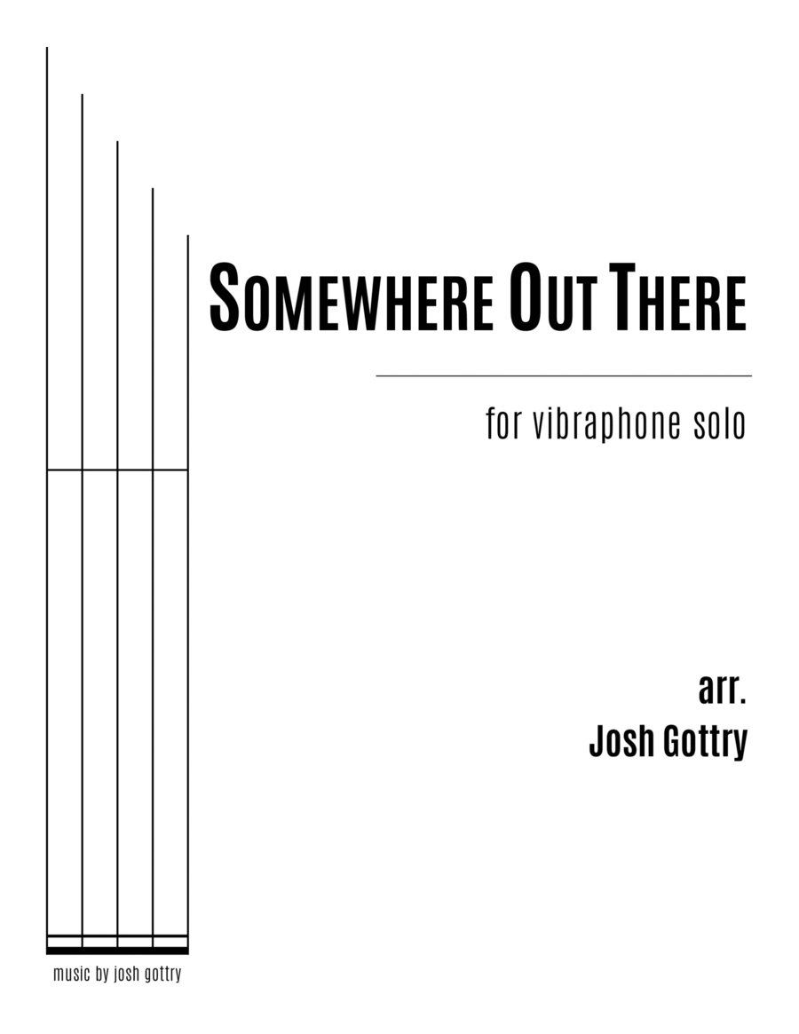 Somewhere Out There Vibraphone scores gallery preview page 1