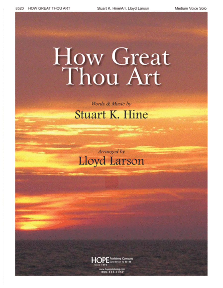 How Great Thou Art Medium Voice scores gallery preview page 1