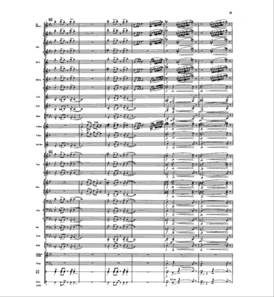 Symphonic Scenario Symphonic Scenario Concert Band scores gallery preview page 12