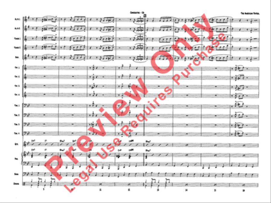 Superset #5: The Patriotic Collection (Medley) Jazz Ensemble scores gallery preview page 27