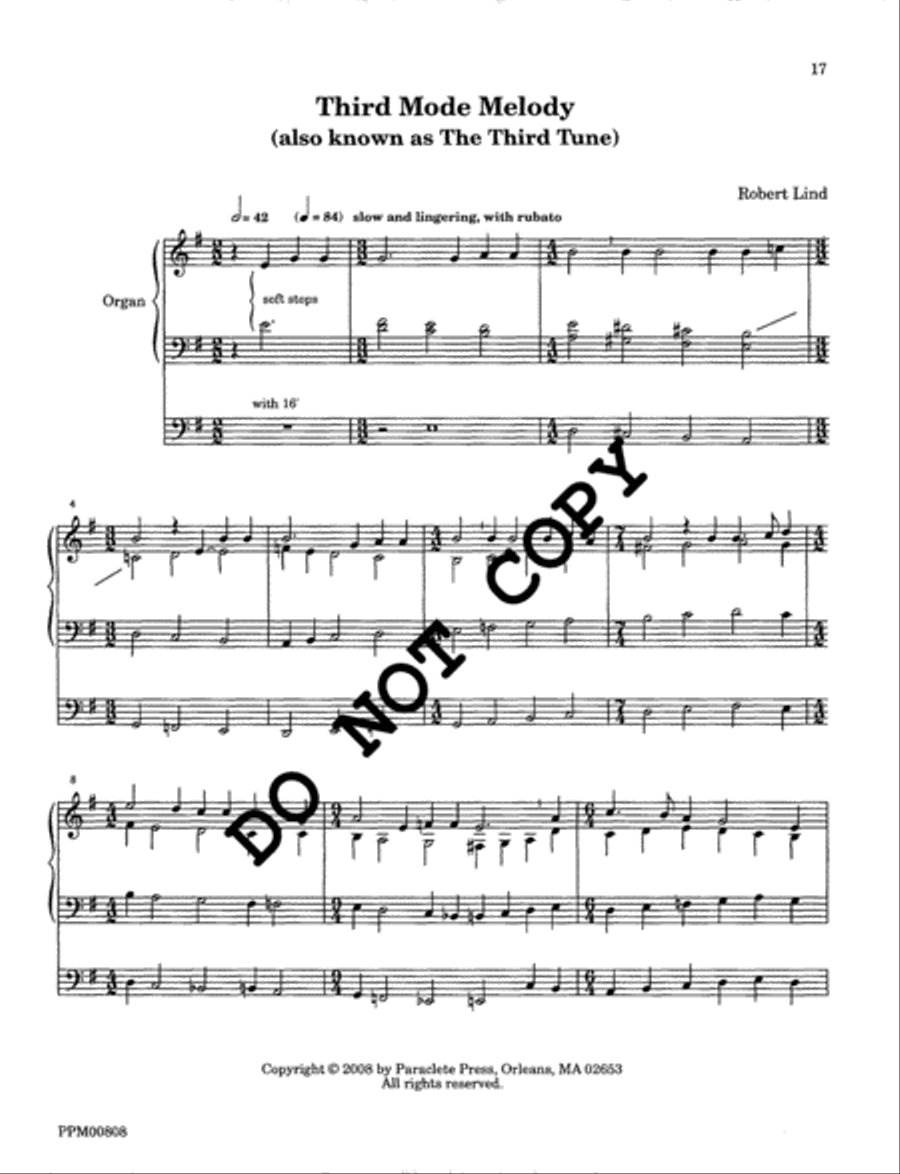 I Sing the Almighty Power of God: Organ Voluntaries on the Hymn Tunes of Ralph Vaughan Williams Volume I Organ scores gallery preview page 18