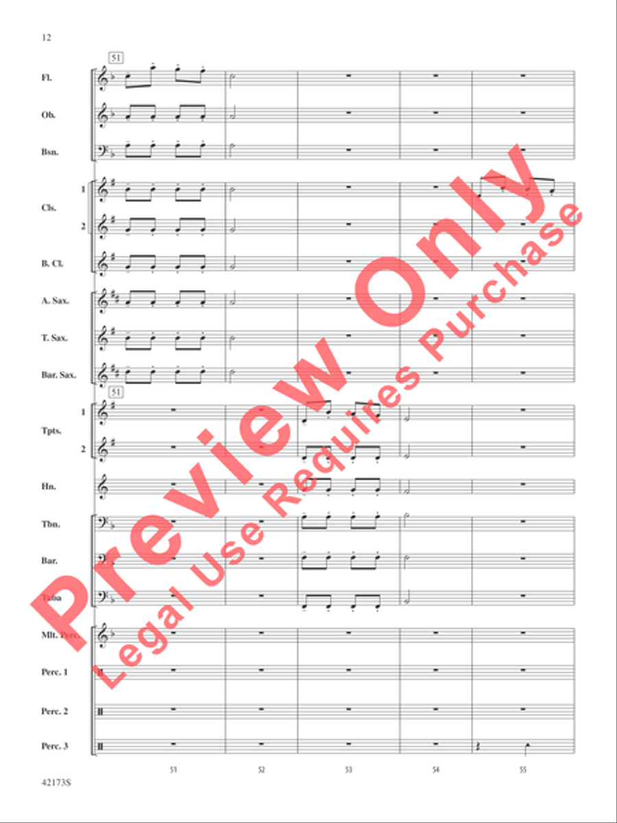 Jingle Band! Concert Band scores gallery preview page 5