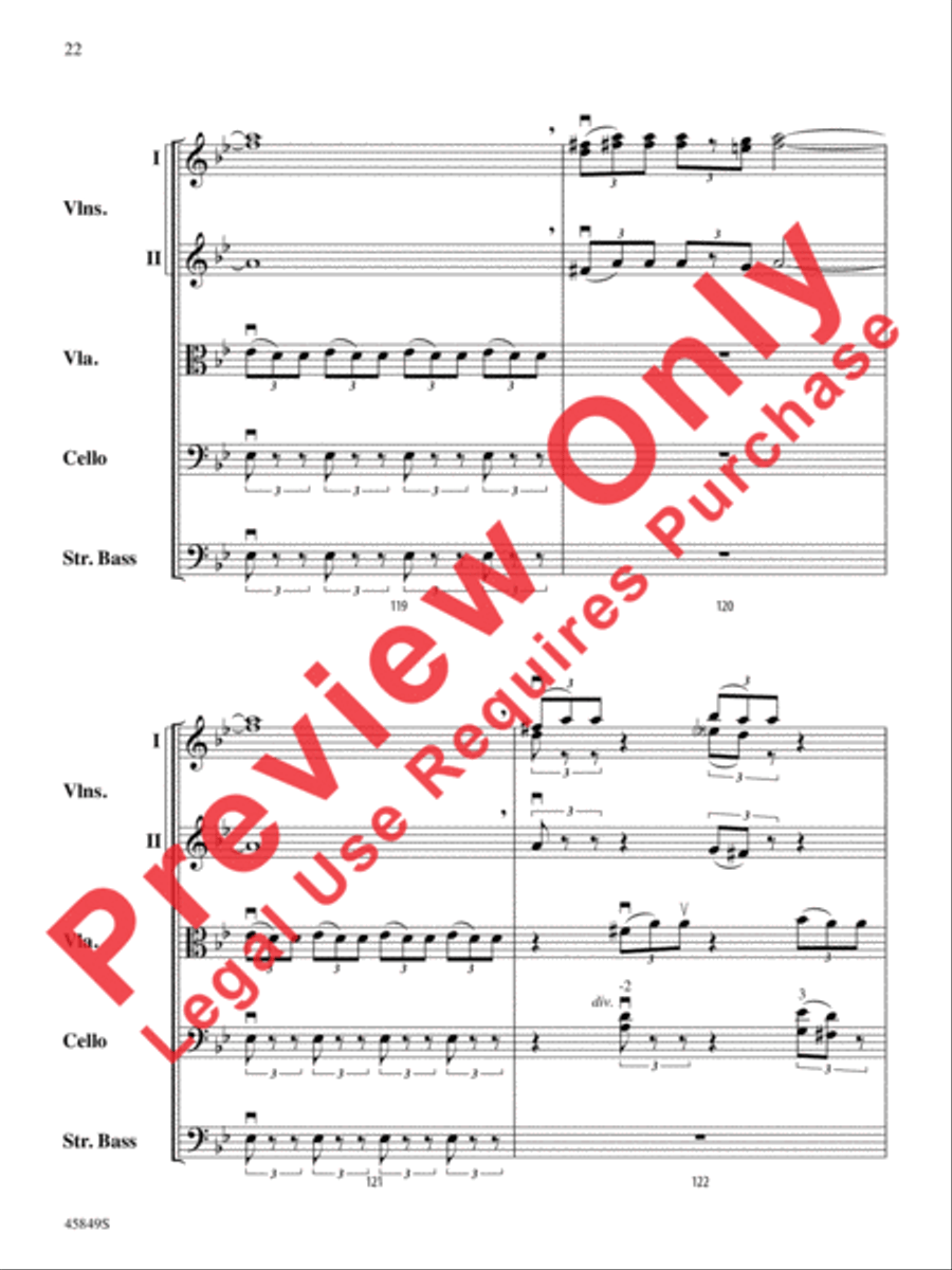 American Salute String Orchestra scores gallery preview page 22