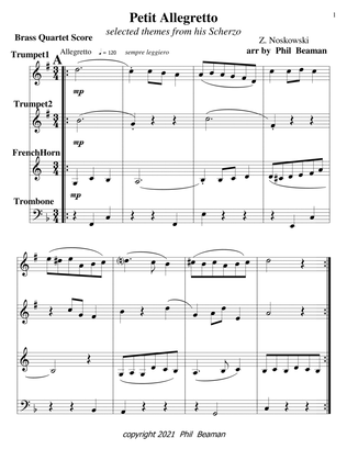 Petit Allegretto-Noskowski-Brass Quartet 1