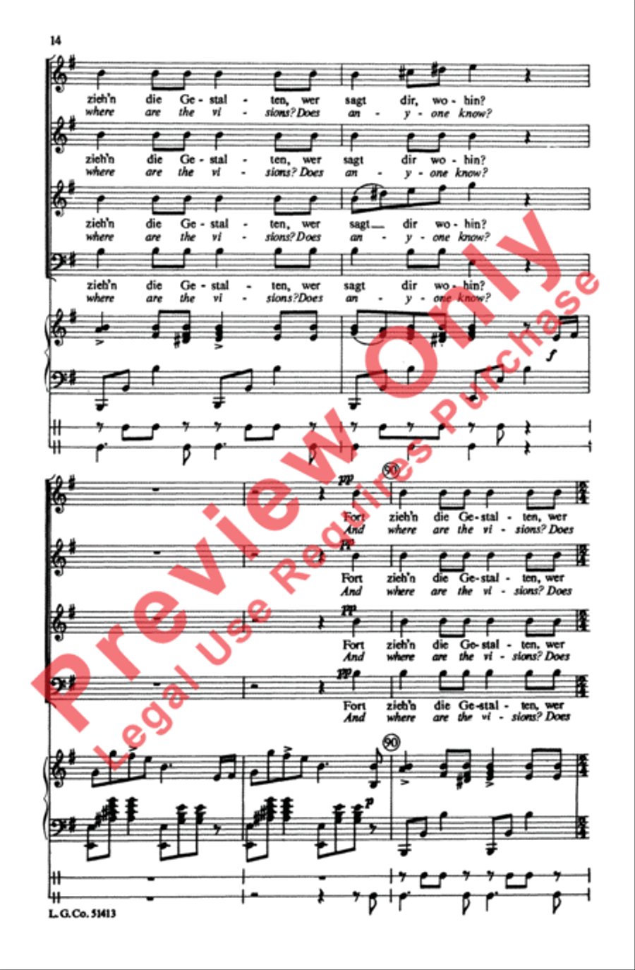 Zigeunerleben Zigeunerleben Choir scores gallery preview page 29