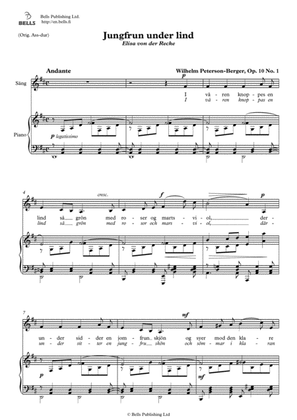 Book cover for Jungfrun under lind, Op. 10 No. 1 (D Major)