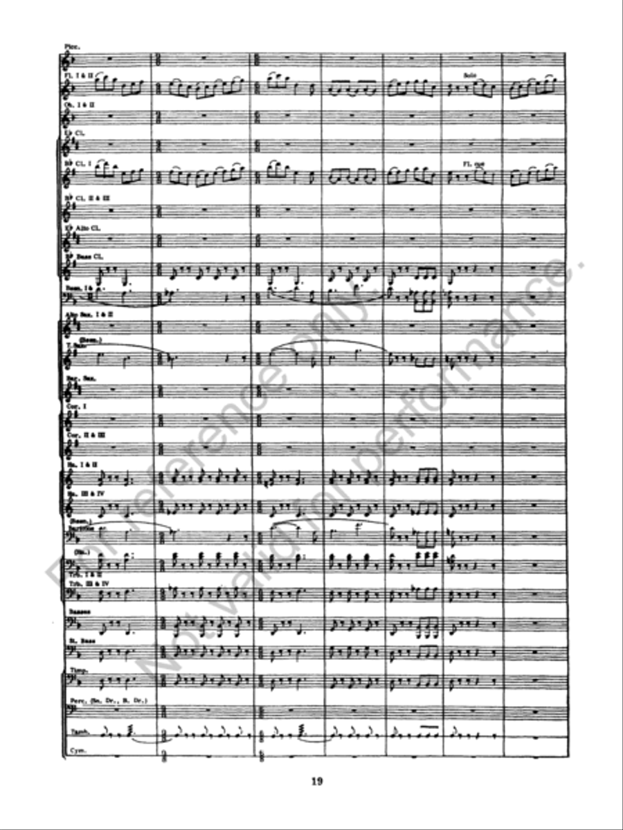 Incidental Suite Incidental Suite Concert Band scores gallery preview page 20