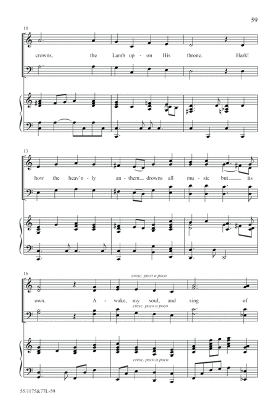 Behold the Lamb! 4-Part scores gallery preview page 60