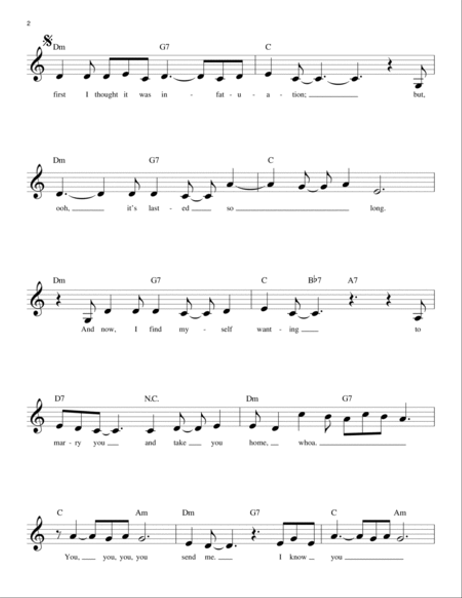 You Send Me You Send Me Piano scores gallery preview page 2
