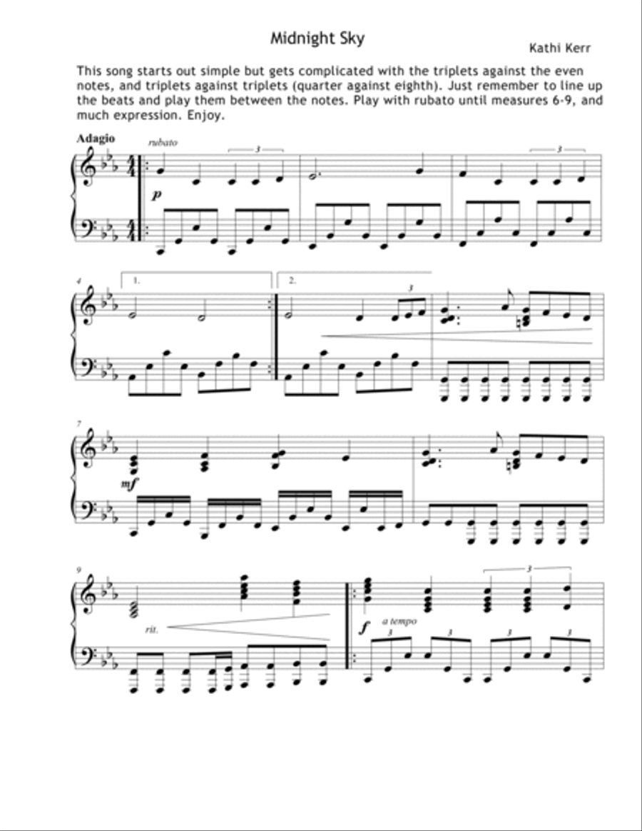 Short Piano Songs Volume 2 Early Advanced Piano Solo scores gallery preview page 4