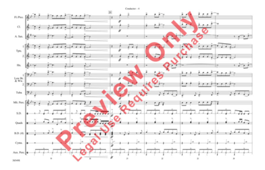 Cheeseburger in Paradise Cheeseburger in Paradise Marching Band scores gallery preview page 5