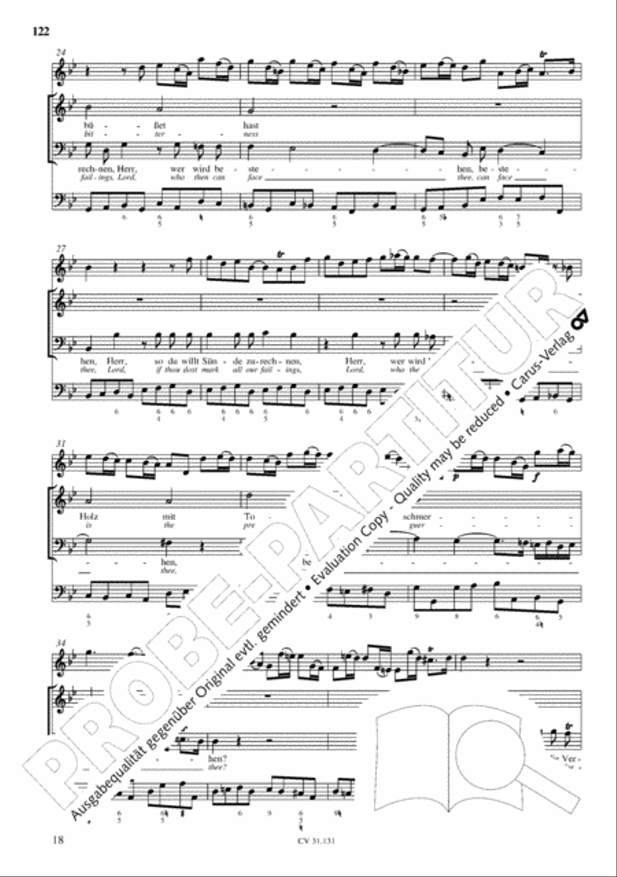 The Complete Sacred Vocal Works (Das geistliche Vokalwerk) Voice scores gallery preview page 123