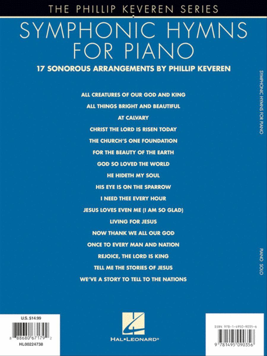 Symphonic Hymns for Piano Piano Solo scores gallery preview page 5
