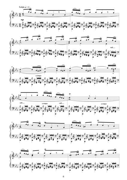 Vivaldi - Violin Concerto No.4 in F minor 'L'inverno', RV 297 - Piano solo image number null