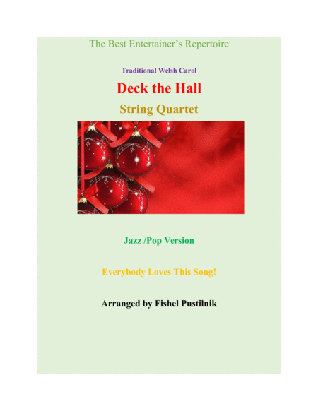 "Deck The Hall"for String Quartet-Video image number null