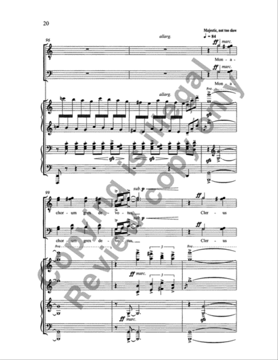 Carmina Juventutis: Drinking Song (Vinum bonum) TTBB scores gallery preview page 19