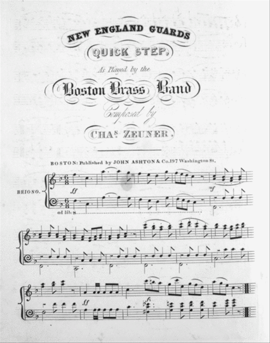 New England Guards Quick Step Piano Solo scores gallery preview page 2