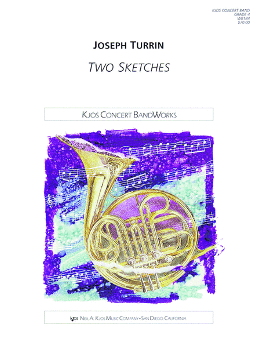Two Sketches Concert Band scores gallery preview page 1