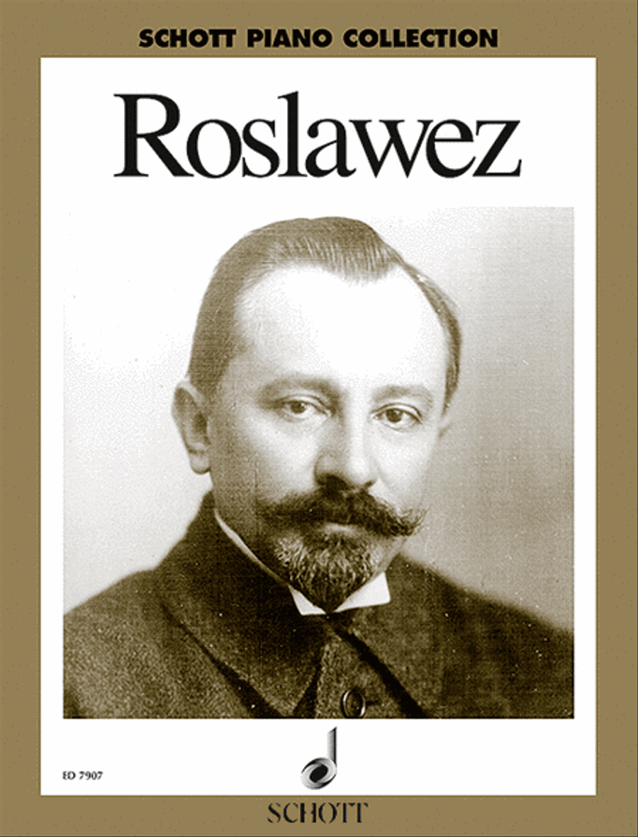 ROSLAWEZ PIANO PIECES SCHOTT PIANO COLLECTION