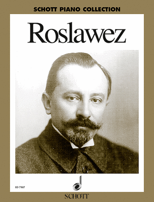 Book cover for ROSLAWEZ PIANO PIECES SCHOTT PIANO COLLECTION