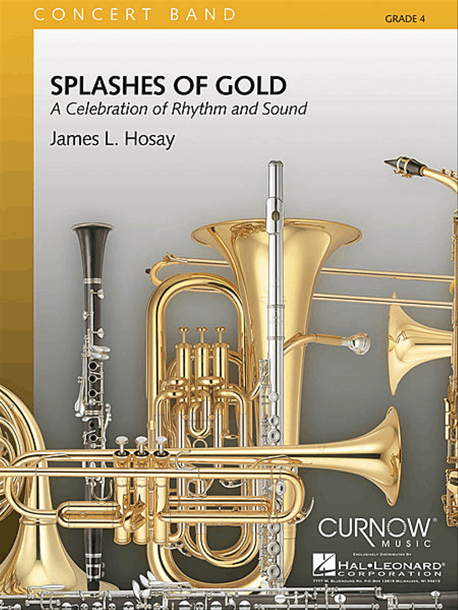Splashes of Gold Concert Band scores gallery preview page 1