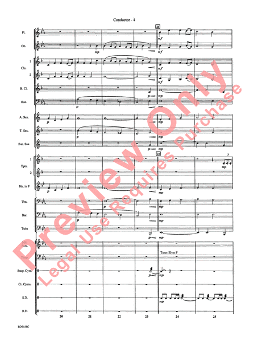 Challenge the Future Concert Band scores gallery preview page 6