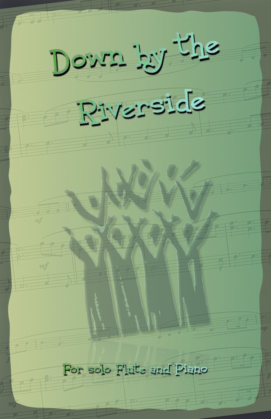 Down by the Riverside, Gospel Song for Flute and Piano Flute Solo scores gallery preview page 1