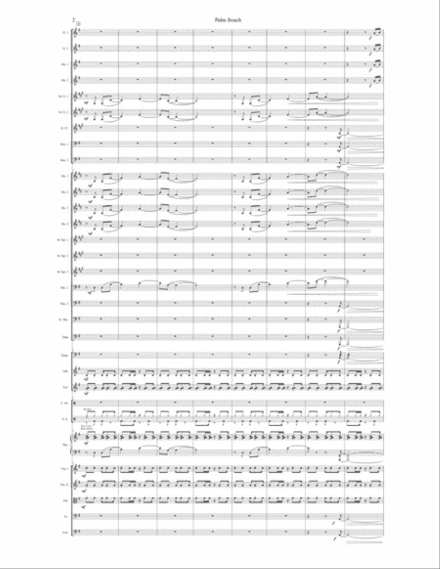 Palm Beach Full Orchestra scores gallery preview page 3