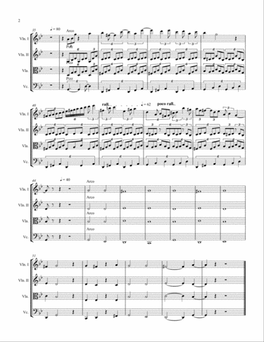ROSARIUM_Elus in caelum ascentio String Quartet scores gallery preview page 2