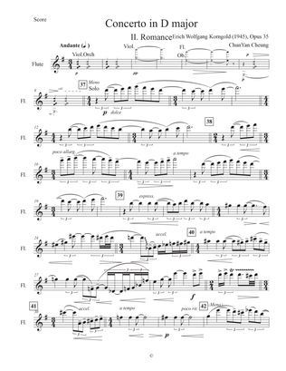 II. Romance in Violin Concerto in D major, Op.35