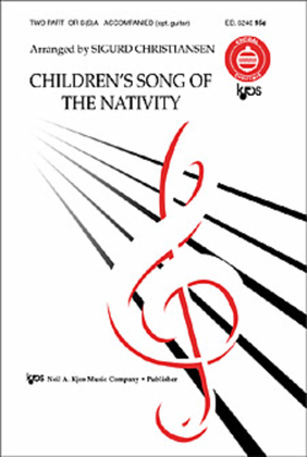 Book cover for Childrens Song of the Nativity