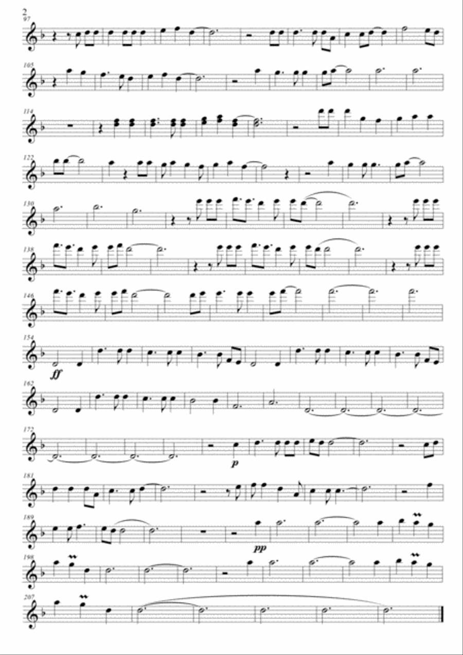 Nothing Else Matters String Quartet scores gallery preview page 2