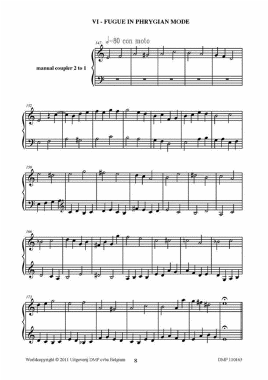 18 Fugues In 2 Parts 2-Part scores gallery preview page 4