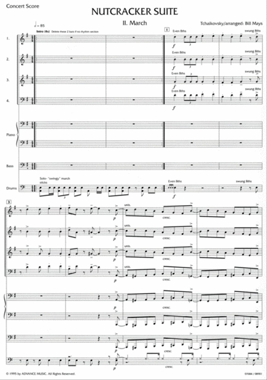 Nutcracker Suite, Part II -- March Small Ensemble scores gallery preview page 2