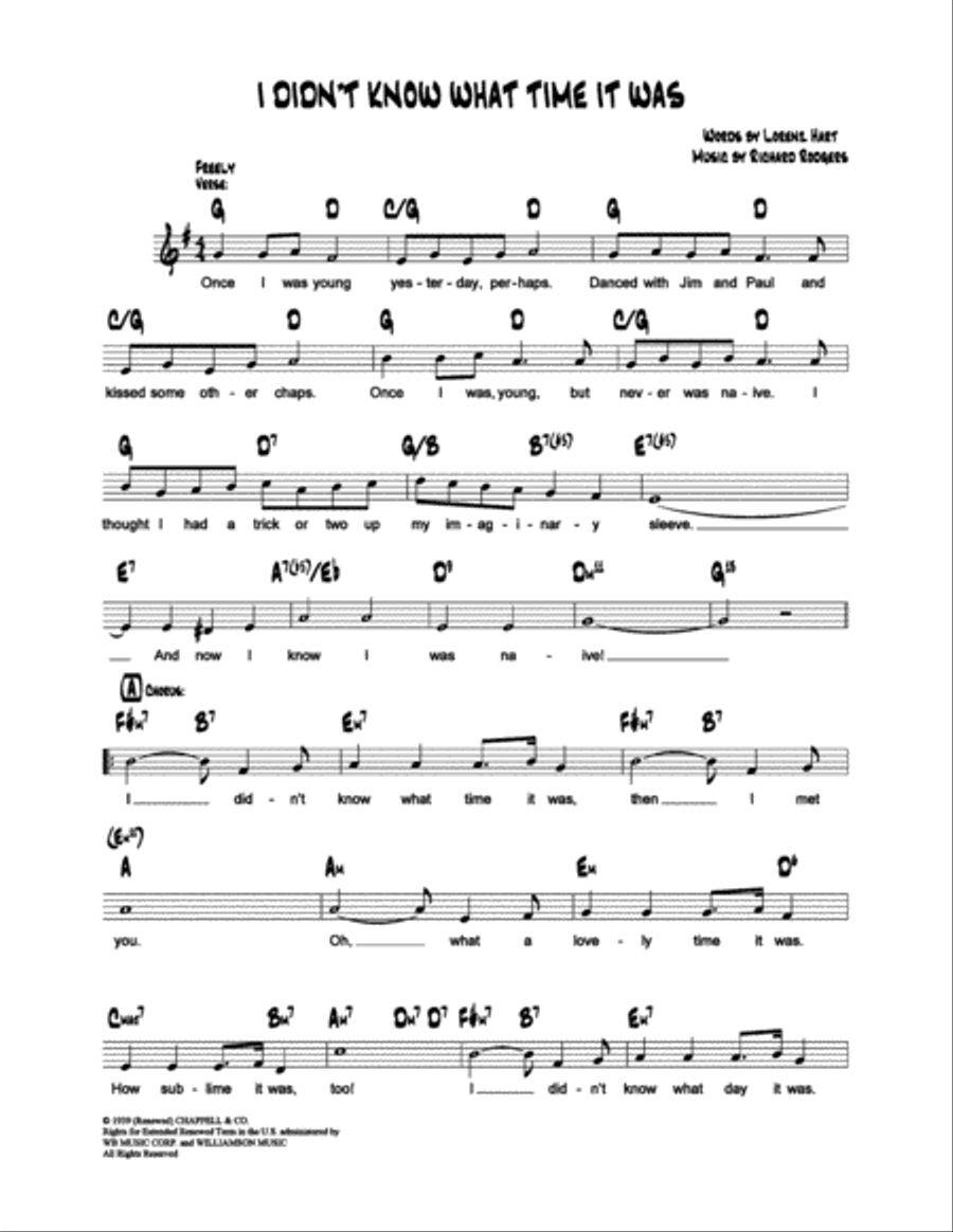 I Didn't Know What Time It Was School and Community scores gallery preview page 2