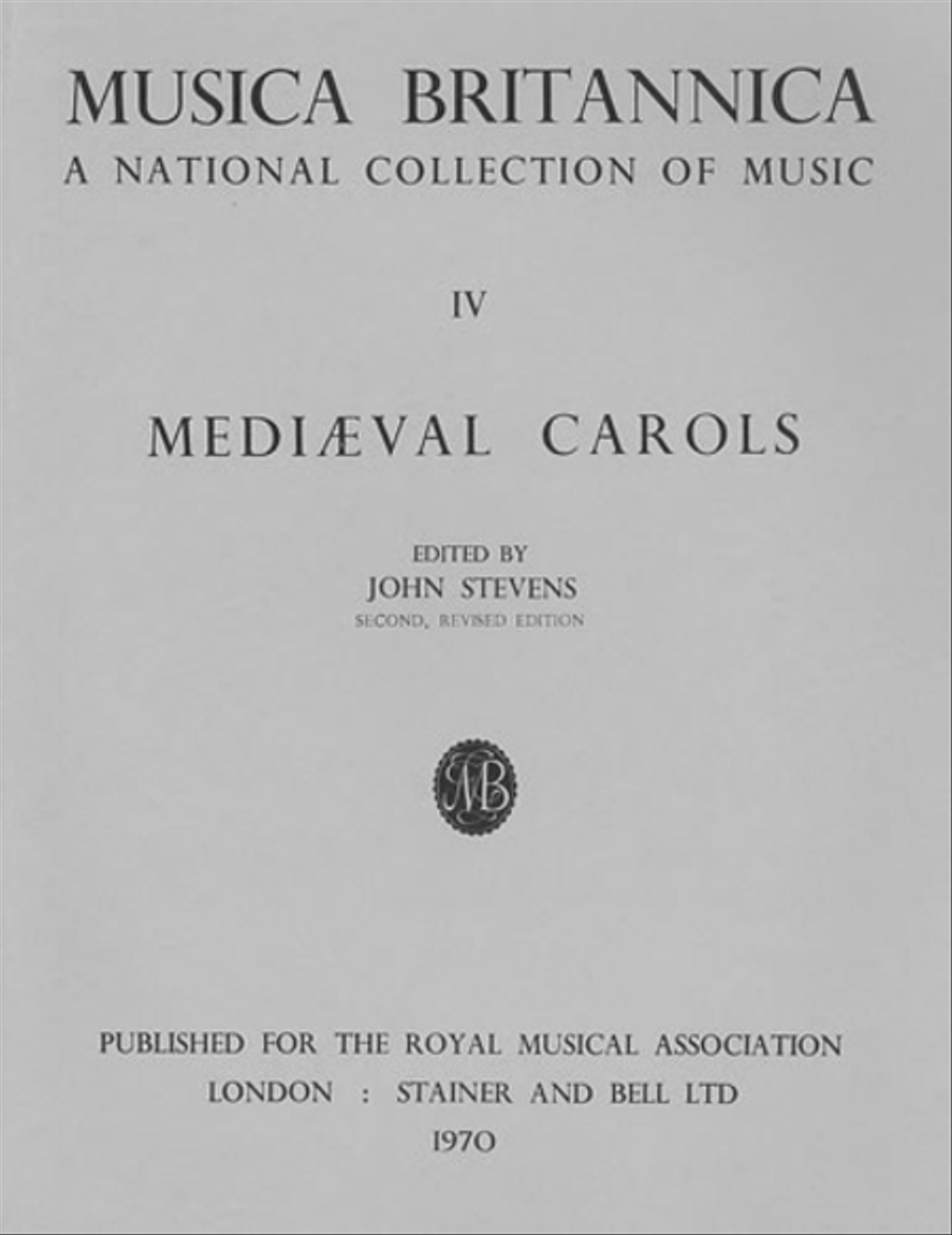 Mediaeval Carols Score scores gallery preview page 1