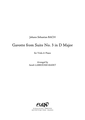 Gavotte from Suite No. 3 in D Major