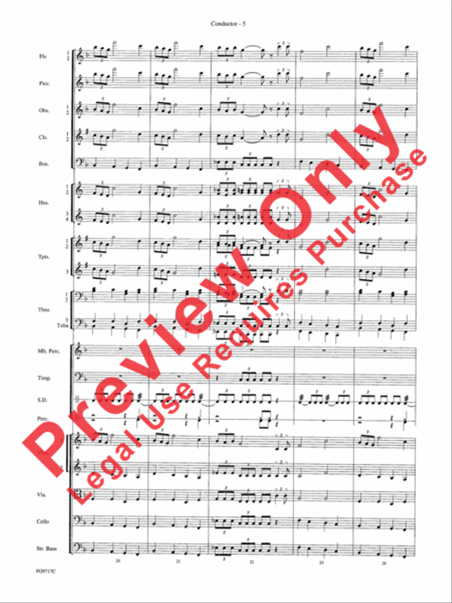 Star Wars (Main Theme) Star Wars (Main Theme) Full Orchestra scores gallery preview page 19