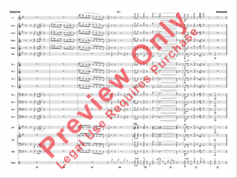 Sambeando Jazz Ensemble scores gallery preview page 17