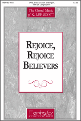 Book cover for Rejoice, Rejoice, Believers (Choral Score)